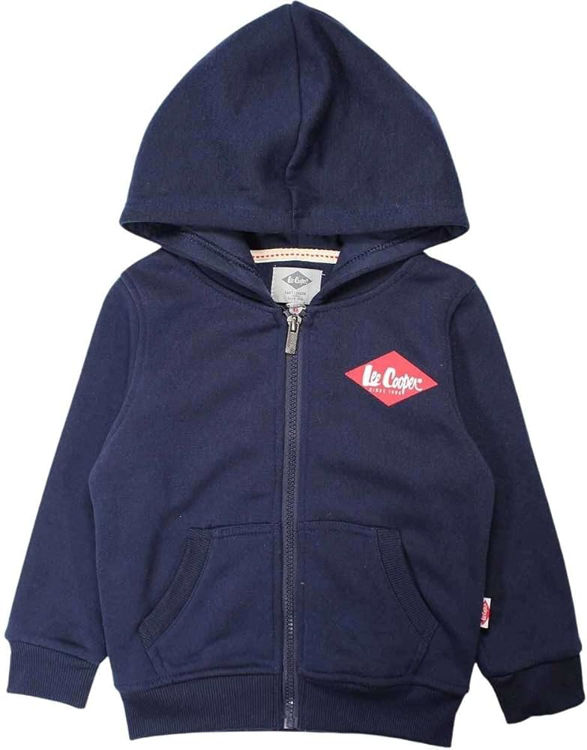 Picture of GLC50093 BOYS LEE COOPER THERMAL FLEECY HOODY ZIP UP JACKET